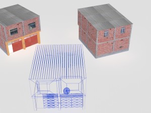 Favela street 3D Model