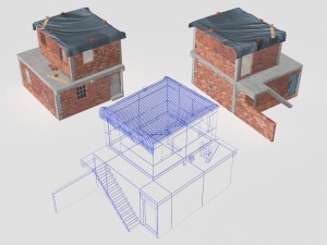 Favela street 3D Model