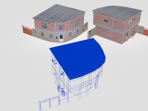 Favela street 3D Model
