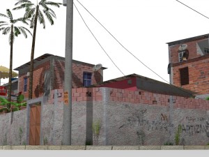 Favela street 3D Model