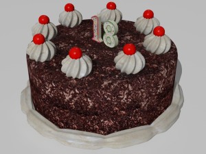 6 cakes 3D Model
