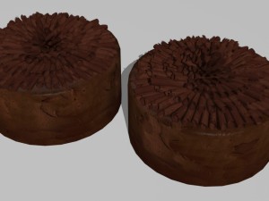 6 cakes 3D-Modell