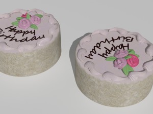 6 cakes 3D-Modell