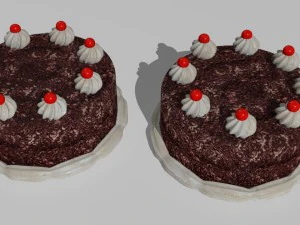 6 cakes 3D Model