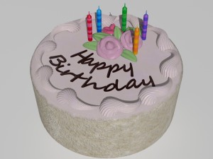 6 cakes 3D-Modell