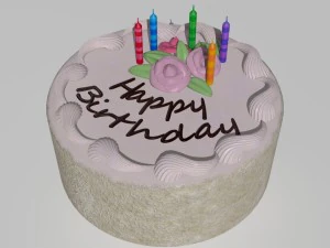 6 cakes 3D Model