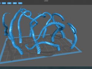 Tentacle 3Dモデル