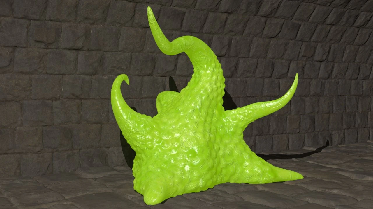 slime 3D Model .c4d .max .obj .3ds .fbx .stl .blend 