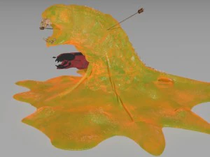 slime skeleton 3D Model