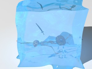 gelatinous cube 3D मॉडल