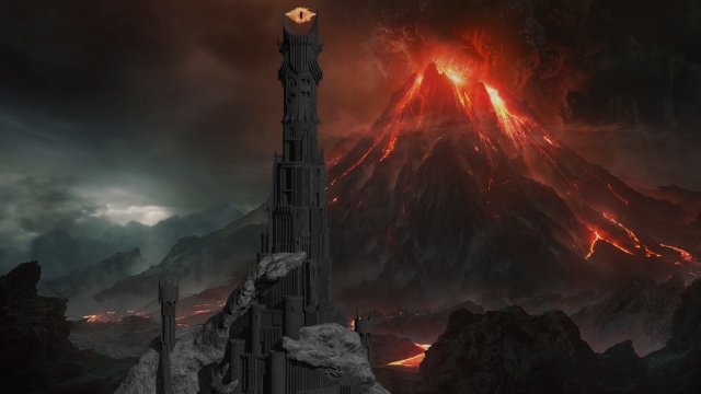 Dark tower 3D Model .c4d .max .obj .3ds .fbx .stl .blend 