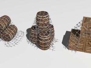 fish net 3Dモデル