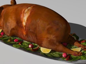 pig roast 3Dモデル