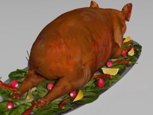 pig roast 3Dモデル