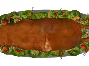 pig roast 3Dモデル