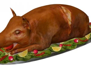 pig roast 3D Model