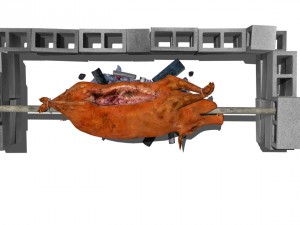 spit roast 3D Модель