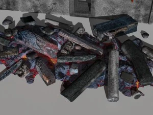 spit roast 3D Model