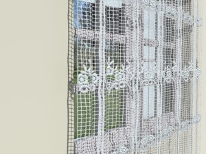 crochet lace curtains 3D Model