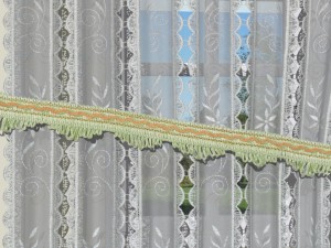 crochet lace curtains 3D Model