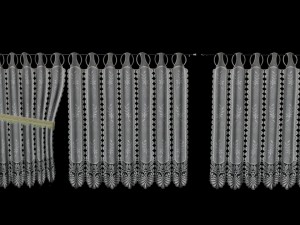 crochet lace curtains 3D Model
