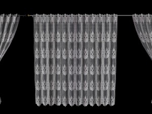 crochet lace curtains 3D Model
