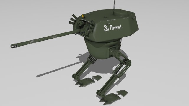 mech 3D Model .c4d .max .obj .3ds .fbx .stl .blend 