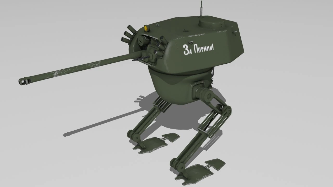 mech 3D Model .c4d .max .obj .3ds .fbx .stl .blend 