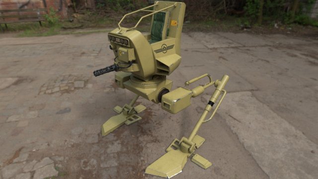 Walker 3D मॉडल .c4d .max .obj .3ds .fbx .stl .blend 