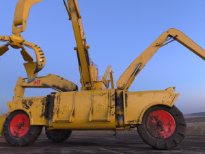 si fi construction machine Modello 3D