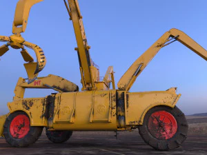 si fi construction machine 3D Model