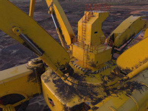 si fi construction machine Modello 3D