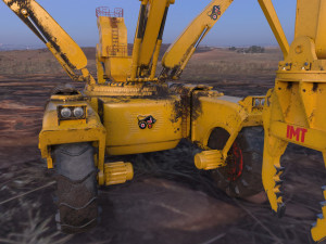si fi construction machine Modello 3D