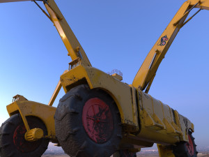 si fi construction machine Modello 3D
