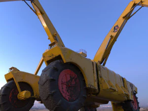 si fi construction machine 3D Model