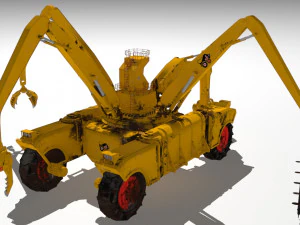 si fi construction machine 3D Model
