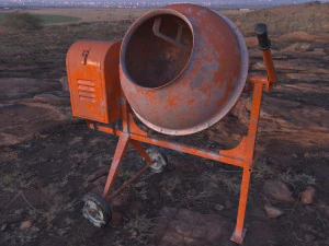 pengaduk beton Model 3D