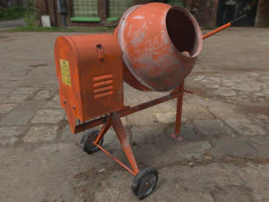 concrete mixer 3D Model
