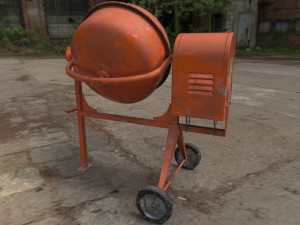 concrete mixer 3D Model