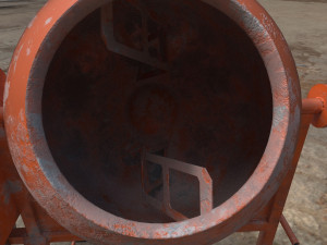 concrete mixer 3D Model