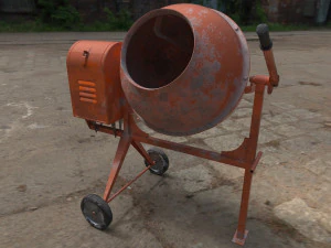 concrete mixer 3D Model