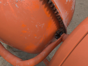 concrete mixer 3D Model