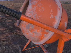 concrete mixer 3D Model