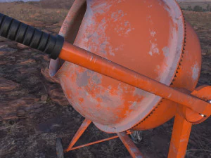 concrete mixer 3D Model