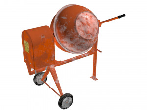 concrete mixer 3D Model