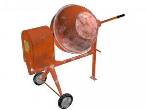concrete mixer 3D Model