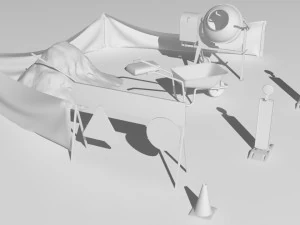 roadwork 3D Model
