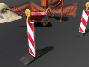 roadwork 3D Model