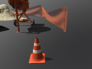 roadwork Modello 3D