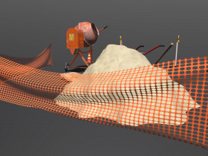 roadwork Modello 3D